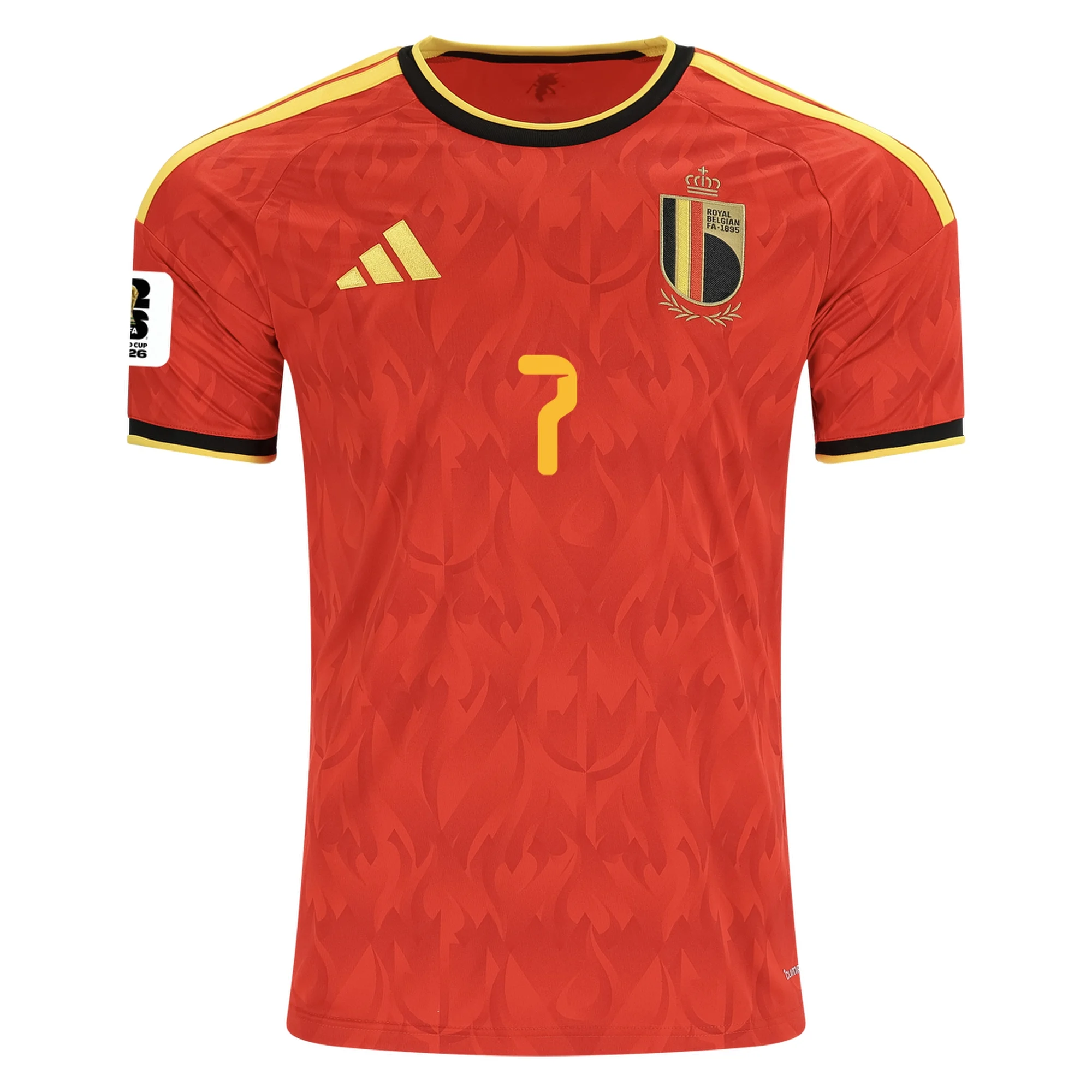 Belgium 2026 World Cup red jersey